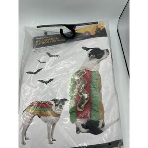 NEW Hot Dog Costume Pet Size Medium Dog (20-50 lbs) Halloween Vibrant Life
